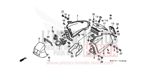 CAPOT NX125V de 1997